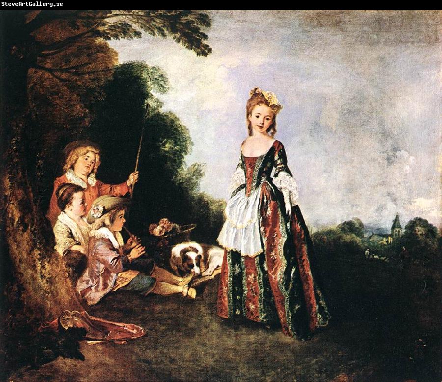 WATTEAU, Antoine The Dance